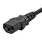 Monoprice SJT Extension Cord, 16 AWG, Indoor, 16/3, 1 Outlets, IEC 60320 C13, Black, IEC 60320 C14, 25 ft 40106 - alternate 4